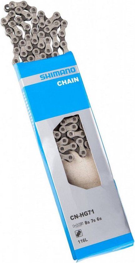 Shimano Ketting 1/2 - 3/32 6/7/8-speed cn-hg71 116 schakels OEM - Zilver