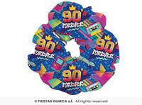 Guirca Scrunchie 90's Forever Blauw