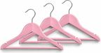 Home & Garden Kinder - Baby kledinghanger - Roze - set van 20 stuks - 360 graden - Kinderhanger met 360 graden draaibare haak - stevig