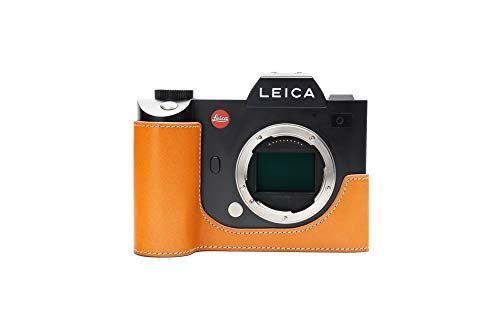 Zakao Leica SL Case - Echt Lederen Half Camera Case - Geel