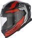 Acerbis X-Way helm graphique avec logo, gris/orange, taille M (57/58)
