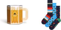 Happy Socks - 3-Pack Wurst And Beer Socks Gift Set - Unisex - Sokken