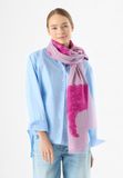 Codello Lichtgewicht Jacquard-sjaal met hond- en kattensmotieven