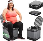 Merkloos / Sans marque BeiJingLiangPinJiaZuoKeJiWenHuaFaZhanYouXianGongSi Opvouwbaar Campingtoilet XXL - Mobiel en Ruimtebesparend voor Kamperen en Reizen