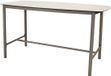 4 Seasons Outdoor Manolo high dining tuintafel 180x90xH90 cm printed ceramic terre