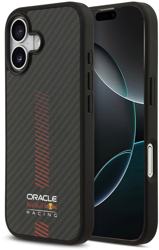 Red Bull Racing Back Cover - iPhone 17 - Zwart - MagSafe-compatibel