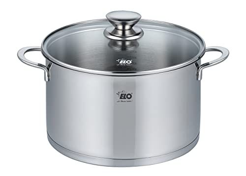 ELO Galant Vleespan 24 cm met glazen deksel - Inductie - RVS