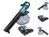 Makita DUB 187 RG2 accu bladblazer en bladzuiger 18 V borstelloos + 2x accu 6,0 Ah + oplader