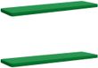 vidaXL - 2-delige Bankkussens VUGHT 2 st 100% Polyester Groen