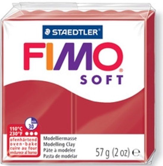 Fimo klei rood