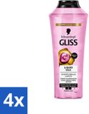 Gliss-Kur Shampoo - Liquid Silk - 400 ml - 4 pièces
