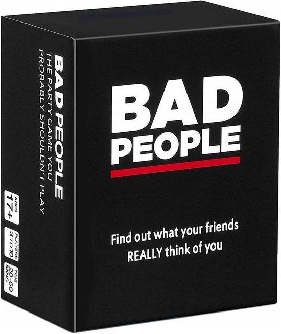 Bad People - The Adult Party Game You Probably Shouldn't Play (English)