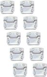 Alberts 850982 kistgreep, galvanisch verzinkt, diklaaggepassiveerd, 80 x 74 mm, set van 10
