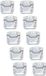 Alberts 850982 kistgreep, galvanisch verzinkt, diklaaggepassiveerd, 80 x 74 mm, set van 10