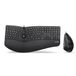 Perixx PERIDUO-505BDE USB Tastatur, Maus-Set german, QWERTZ, Windows® black Ergonomisch, Handbal