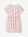 VERTBAUDET Icecat Comfortabele jersey jurk voor meisjes roze, gestreept