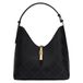 Furla leren schoudertas Goccia M zwart