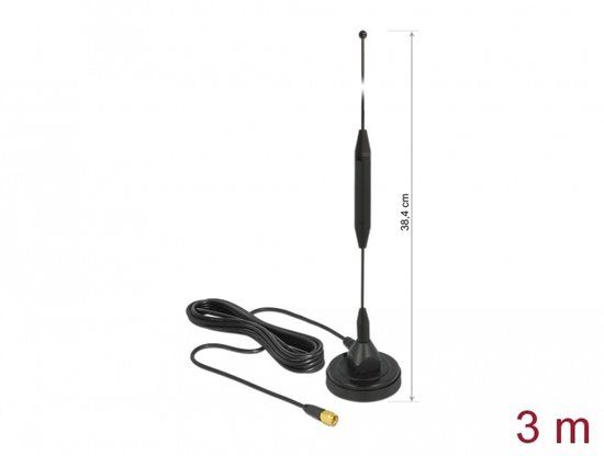 Delock Tragant 12423 antenne 3,5 dBi Omnidirectionele antenne SMA