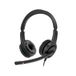 Axtel Headset with Microphone and Volume Control, Black