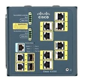 Cisco IE-3000-8TC Network Switch - Blue