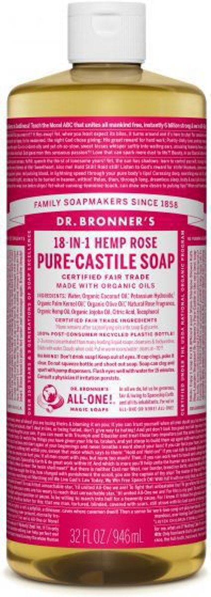 dr bronners Liquid soap rose