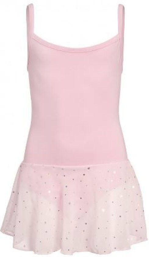 Papillon Balletpakje Spaghettiband Met Glitter Roze Maat 152