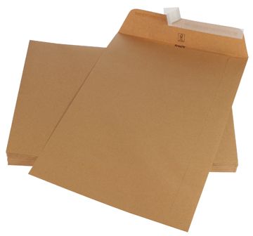 Gallery Bruine kraft zak-enveloppen ft 250 x 350 mm strip