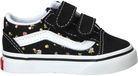 VANS Old Skool V katoenen gebloemde sneakers - zwart/meerkleurig
