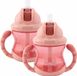 Nuby Nûby - Flip-It antilekbeker met handvatten - 2-pack - Roze - 240ml - 12+ maanden