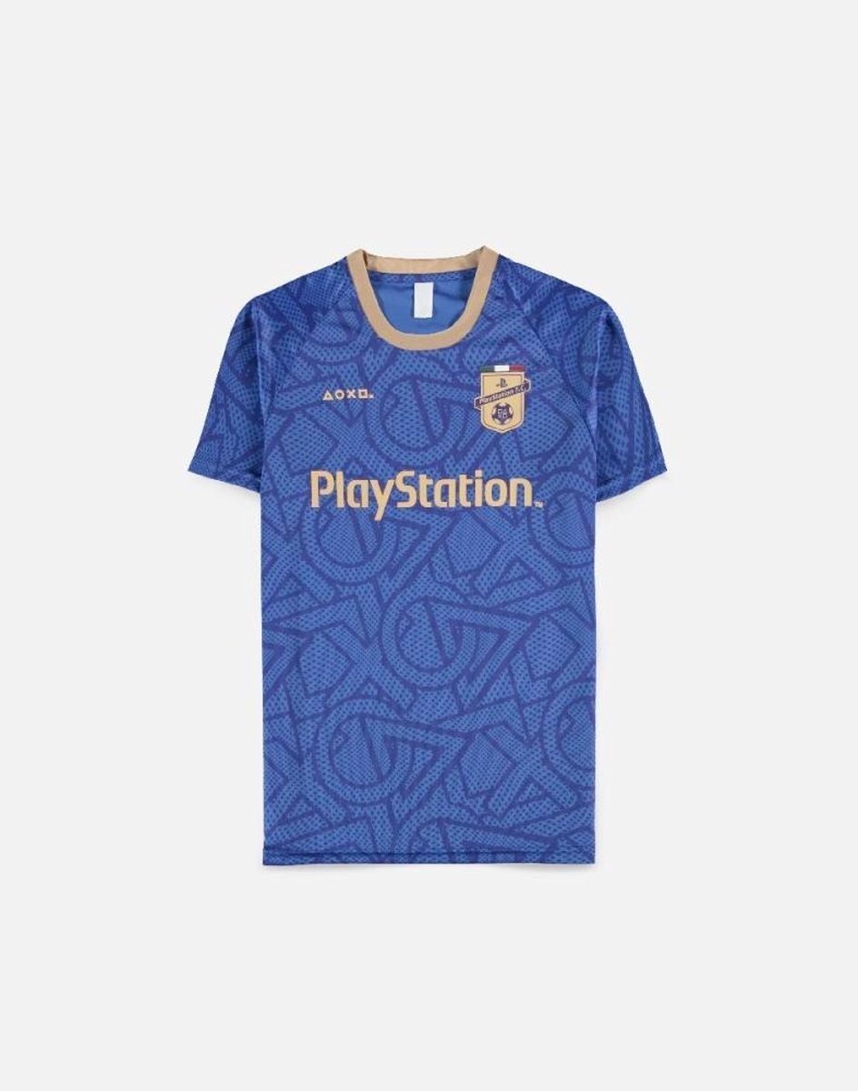 Difuzed PlayStation Heren Tshirt -S- Italy EU2021 Blauw