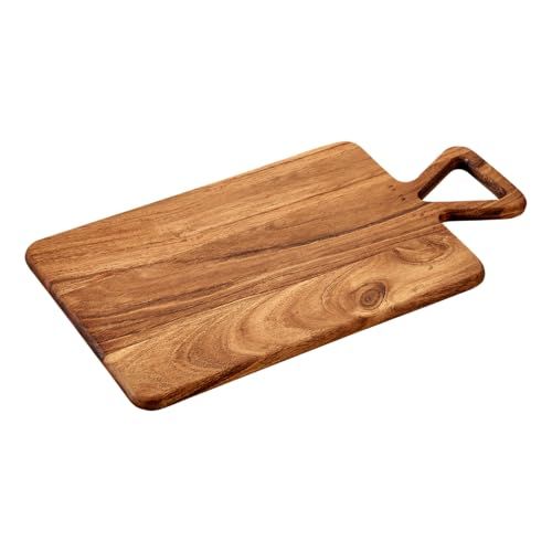 KESPER | Snijplank, materiaal: acaciahout, afmetingen: 42 x 23 x 1,5 cm, kleur: bruin