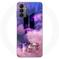 Samsung Galaxy A04s Hoesje BTS K-Pop Muziekgroep Logo