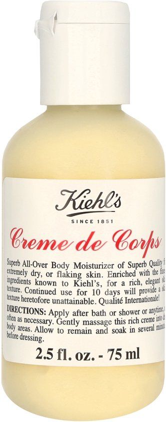 Kiehl's Creme de Corps Body Lotion with Cocoa Butter and Beta-Carotene