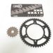 Afam Kit chaîne pour moto Yamaha 750 Xtz-Super Tenere 16x46 pas 520 Neuf