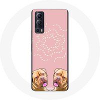 Maniacase Hoesje voor Vivo Y72 Dogue de Bordeaux symmetrische foto