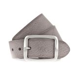 Vanzetti Leren Riem Genuine Beauty 40mm Full Leather Belt W100 Mouse Gray Grijs