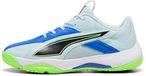 Puma Accelerate 5 Indoorschoenen voor kinderen Blauw Synthetisch Textiel Unisex Handbal Maat 36