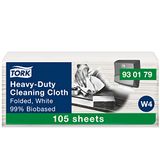 Tork 930179 biobased heavy-duty reinigingsdoeken wit W4 420 stuks