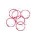 Craftelier - Set met 6 metalen ringen, type ring, ideaal voor scrapbooking en knutselwerk, ringen voor albums, notitieboeken, planners of afsprakenplanner | grootte Ø 30 mm · fuchsia roze