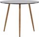 Hioshop Polar eetkamertafel Ø90cm zwart