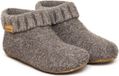Gottstein pantoufles tricotées pour femmes et hommes, modèle Boot, marron, laine, unisexe, taille 45