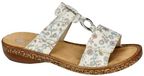 Rieker Dames off-white-crème-ivoorkleur Slippers & Muiltjes Maat 39