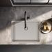 Pure.Sink Spoelbak 55x40 cm RVS onderbouw, vlakbouw en opbouw PCM5540-02