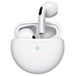 apm Draadloze Bluetooth-hoofdtelefoon, ronde oplaadbehuizing, stereogeluid, BT-hoofdtelefoon, siliconen hoes, audio-hoofdtelefoon, compatibel met pc, Mac, iPhone, smartphone, tablet, transparant