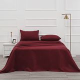 Luxe microvezel beddengoed set met diepe zak, kreukvrij en lichtbestendig, 4-delig