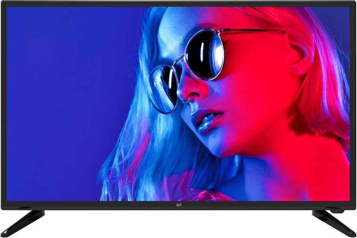 Dual TV 32'' HD LED avec triple tuner USB et HDMI sortie casque