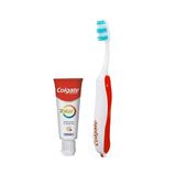 Colgate Draagbare reisset, inclusief zachte tandenborstel en Colgate totale tandpasta 20 ml, biedt volledige 24-uurs bescherming