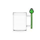 Ichendorf Milano Theekop Artisjok Collectie Vegetables, H 12 cm, Borosilicaatglas, Handgemaakt