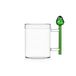 Ichendorf Milano Theekop Artisjok Collectie Vegetables, H 12 cm, Borosilicaatglas, Handgemaakt