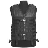 Mil-Tec - Uniseks Molle-vest heuptas, Zwart, Eén maat
